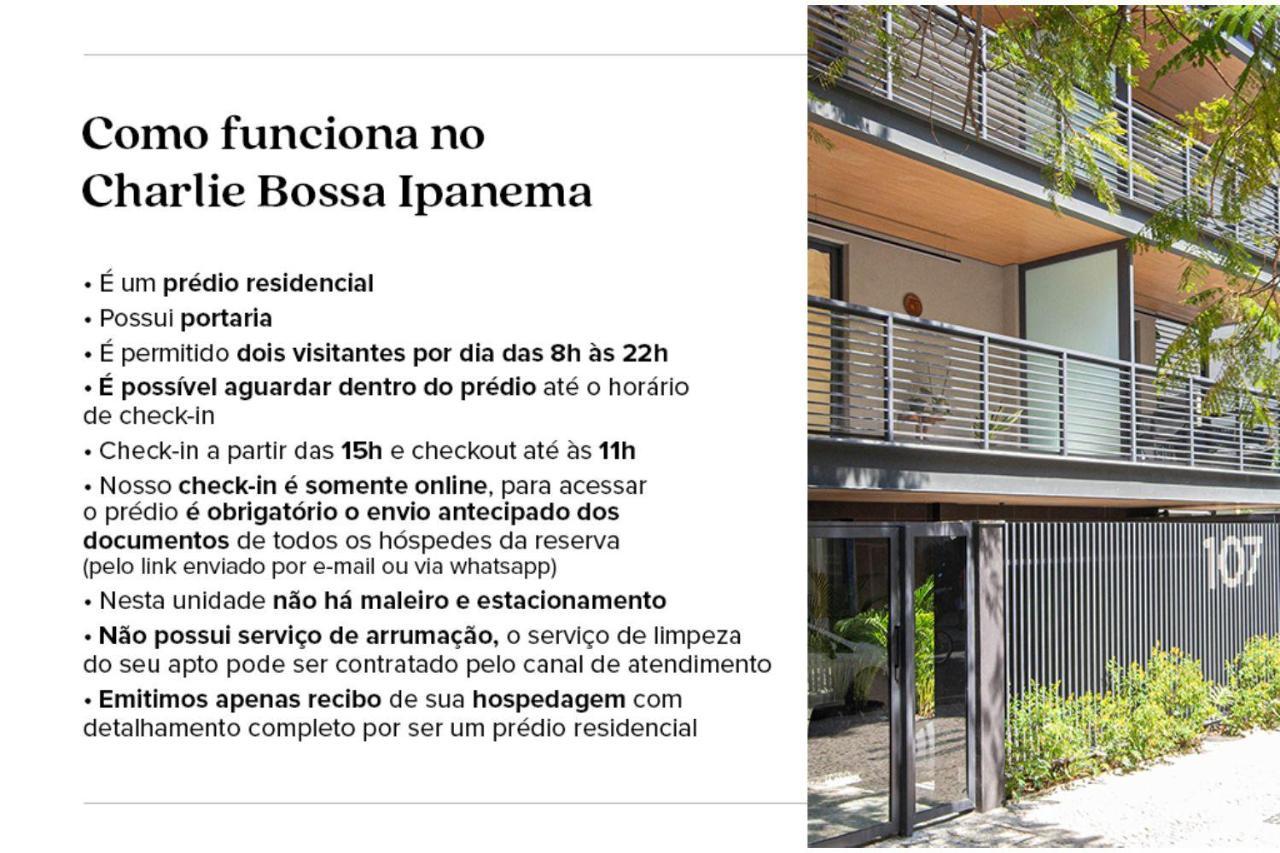 Charlie Bossa Ipanema Διαμέρισμα Ρίο ντε Τζανέιρο Εξωτερικό φωτογραφία